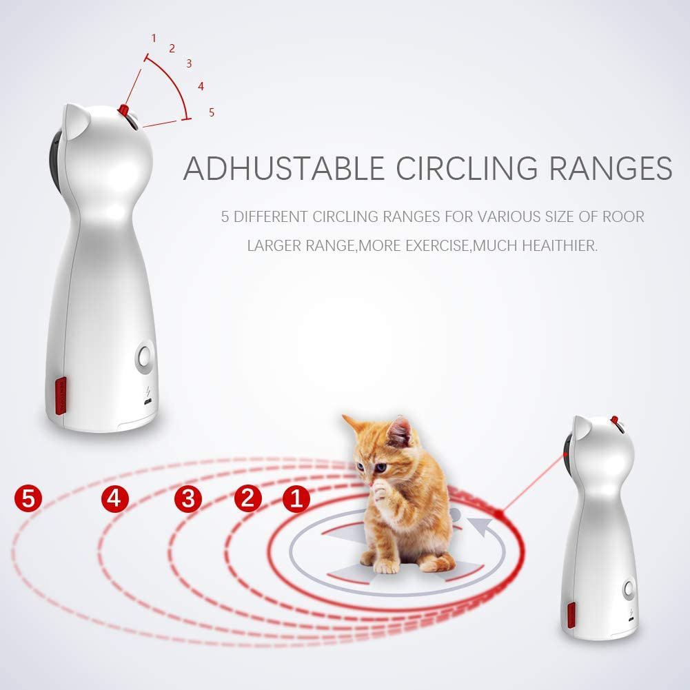 Factory Top Seller Automatic Interactive Cat Laser Toy for Cat Dogs