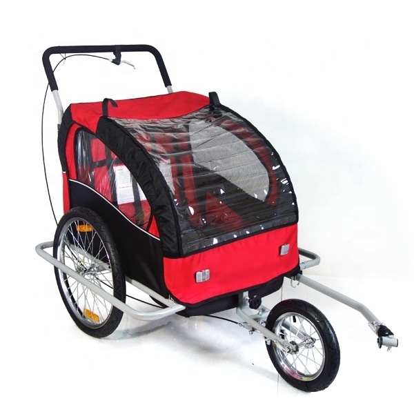 High Quality Pet Trolley Stroller Carrier Foldable Dog Bike Trailer