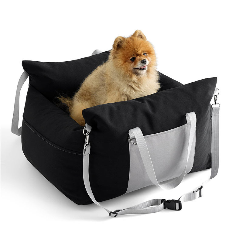 Pet Carriers Travel Bag Small Dog Car Seat Waterproof Dog Booster Seat Pet Travel Carrier Bed with Storage Pockets