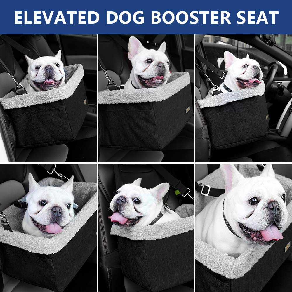 Puppy Cat Car Seat Upgrade Deluxe Portable Pet Dog Booster Car Seat for Dog Cat