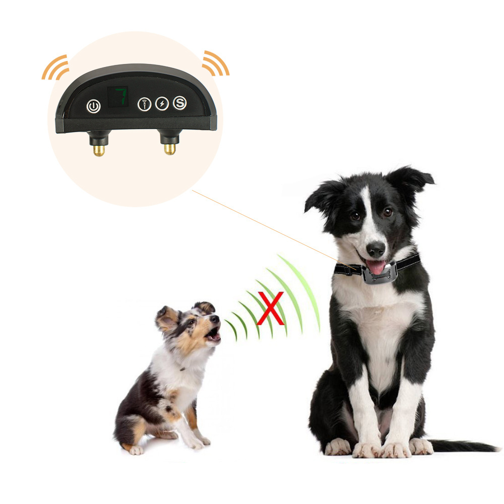 Factory Top Seller No Bark Remote Slave Control Collar for Dog Voice Activated Anti Bark Pet Dog Training Collar