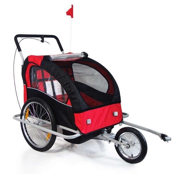 High Quality Pet Trolley Stroller Carrier Foldable Dog Bike Trailer