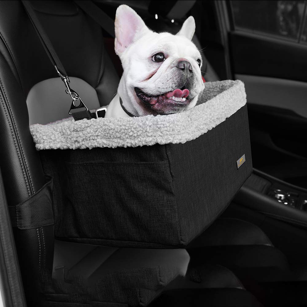 Puppy Cat Car Seat Upgrade Deluxe Portable Pet Dog Booster Car Seat for Dog Cat