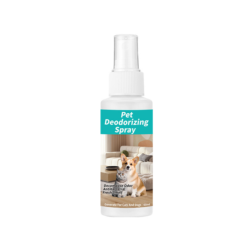 60ml Dog odor eliminator freshen room air pet deodorizer spray OEM&ODM personalized