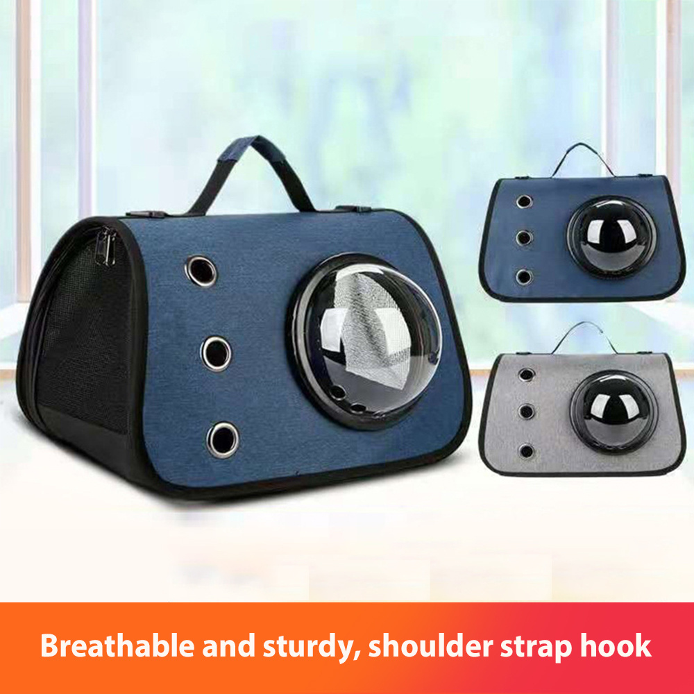 Foldable portable cross body breathable cat backpack cat carrier bag pet bag