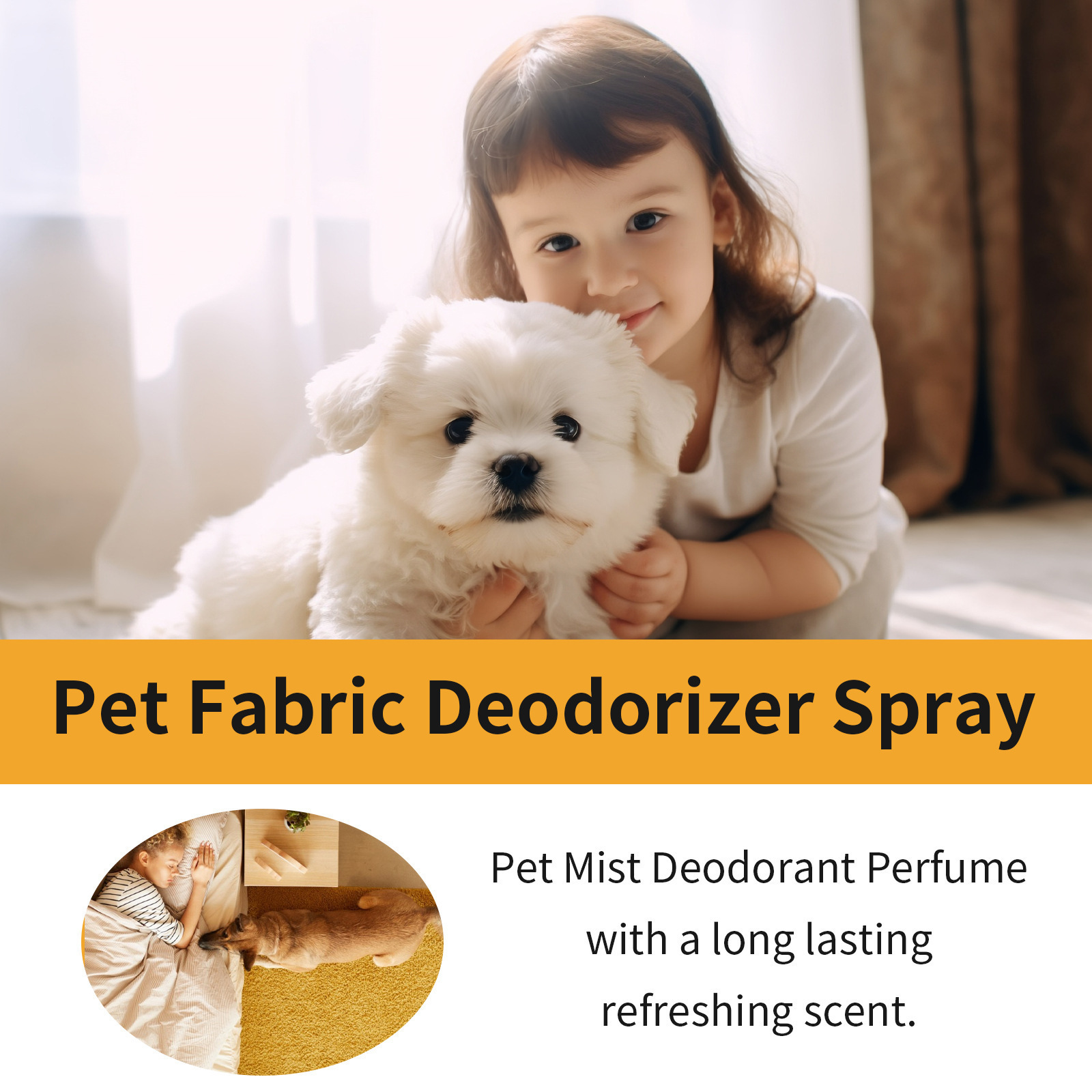 Private Label Natural Plant Pet Deodorant Spray set shoes pet carpet bathroom for spray with deodorization