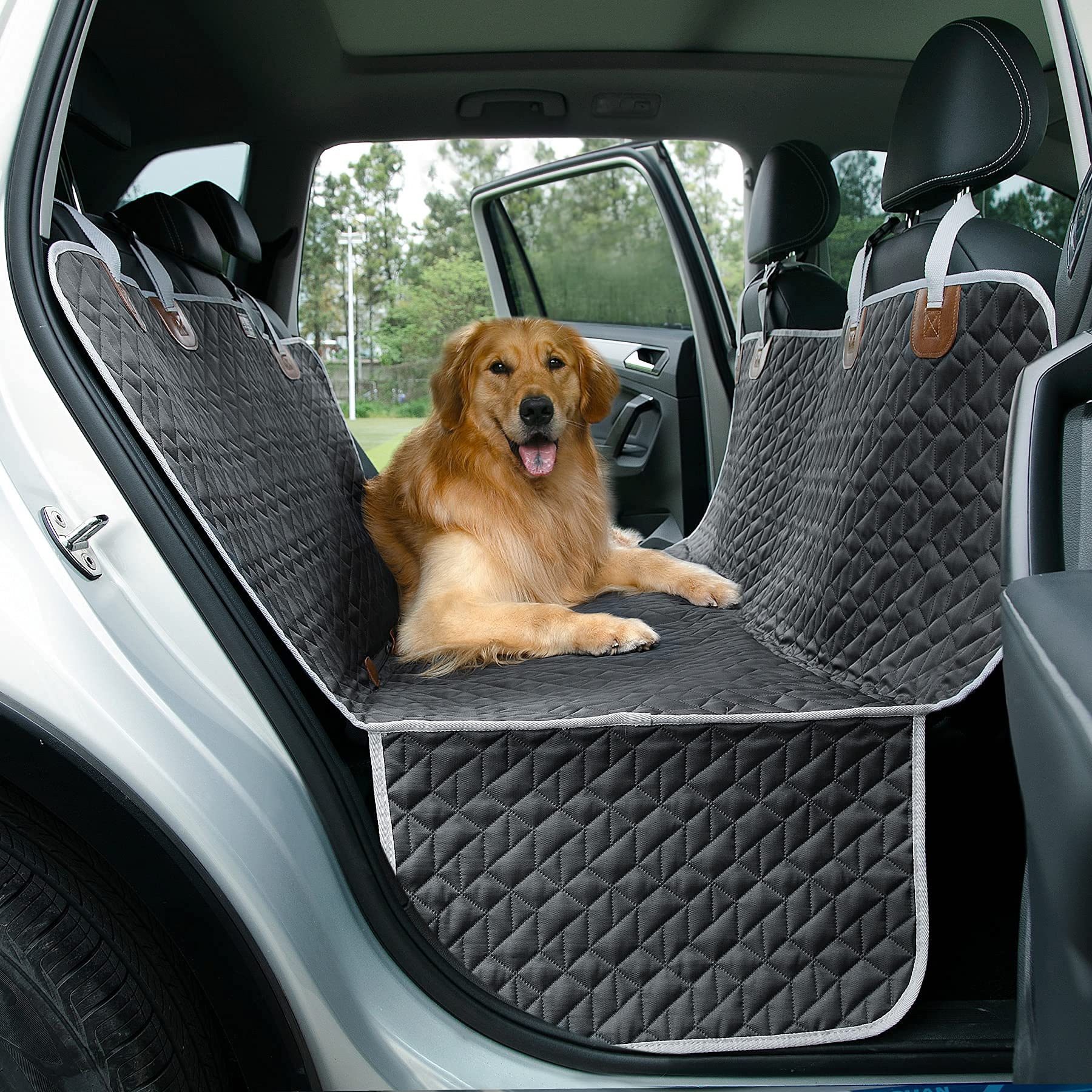 Waterproof Backseat Protector Anti Slip Dog Car Hammock Back Seat Pet Dog Car Seat Cover for Dog