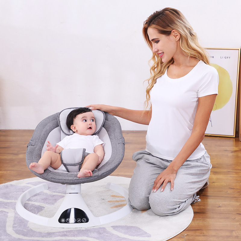 Factory Baby rocking chair folding multi-purpose crib electric cradle and baby cardle swing and ingenuity baby swin