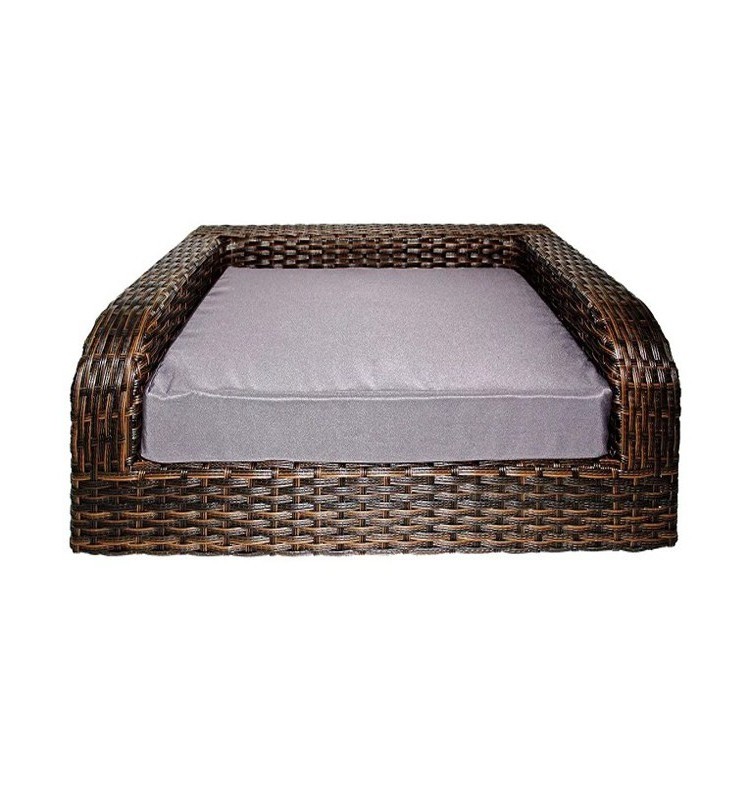 New Design Premium Rattan Basket Pet Product Decorative Dog Beds