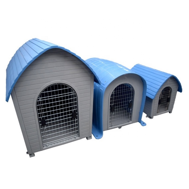 Outdoor Cat Kennel Pet Kennels Plastic Dog House Dog Cages Outdoor Dog House with Breathable Hole