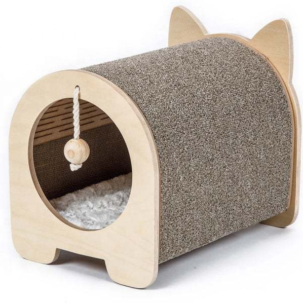 Pet litter solid wood climbing frame litter scratch cat toy furniture