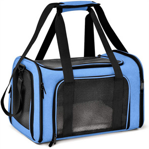 Breathable and ventilated design Soft-Sided Cat Carrier Bag Soft  Dog Cat Travel Bag Carrier Dog Cat Pet Carrier