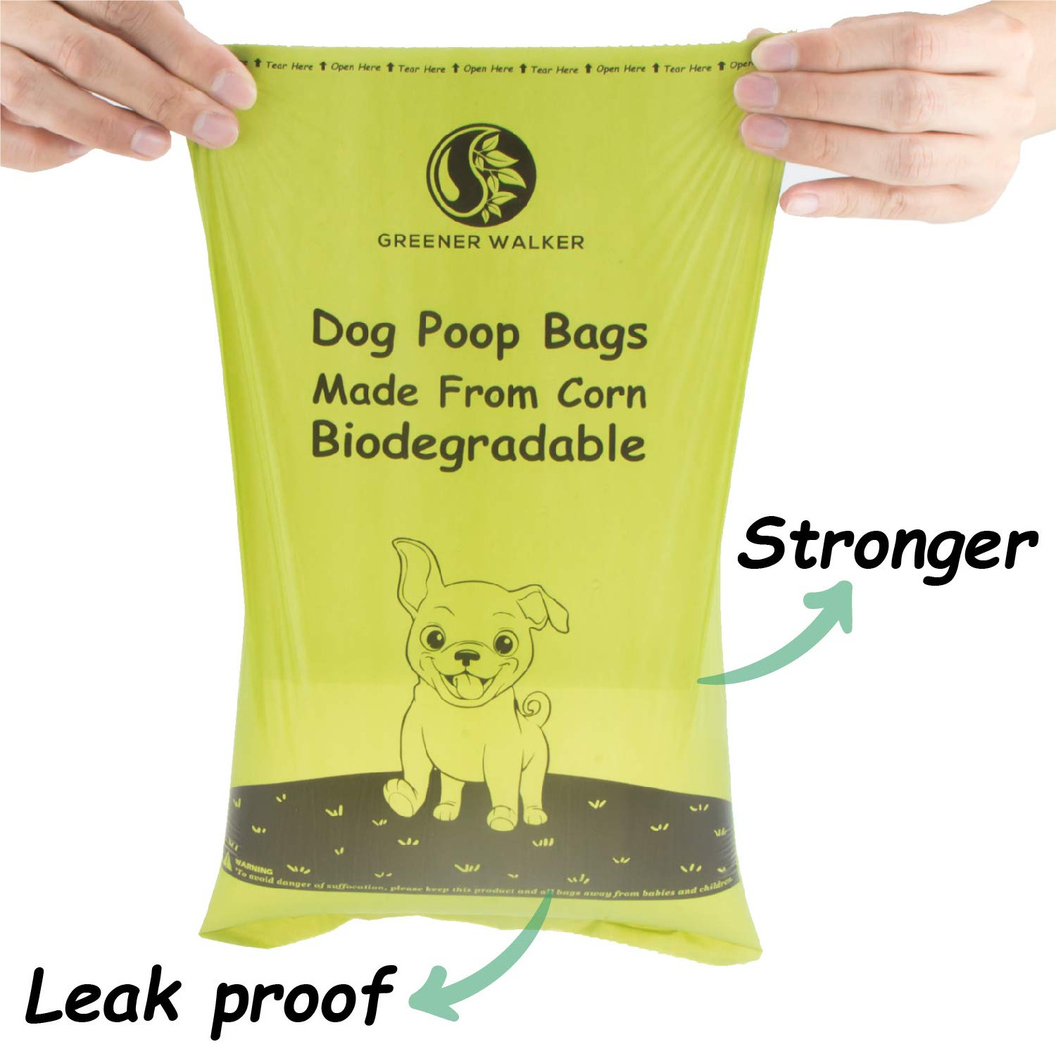 Extra Thick Strong 100% Leak Proof Biodegradable Dog Waste Bags Dog Poop Bags for Dog