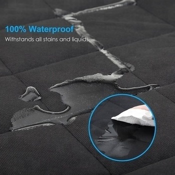 600D Oxford Waterproof Dog Hammock Back Pet Dog Car Seat Cover for Cars