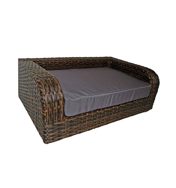 New Design Premium Rattan Basket Pet Product Decorative Dog Beds