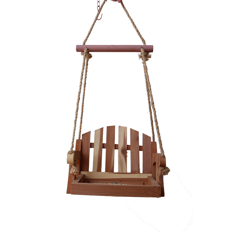 Bird Hamster Toys Climbing Stairs Ground Diy Chair Sale Red cedar bird feeder Wood Window Wooden Hanging Bird Feeder House