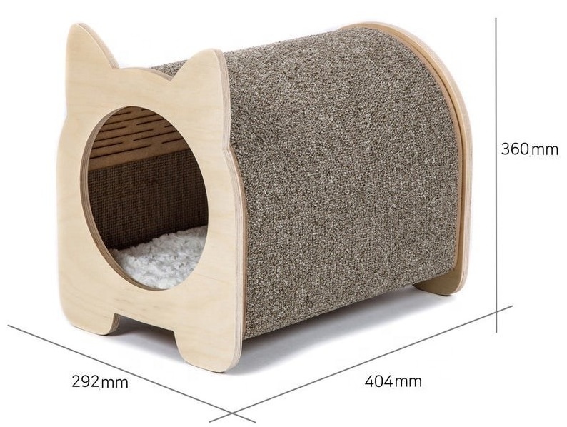 Pet litter solid wood climbing frame litter scratch cat toy furniture