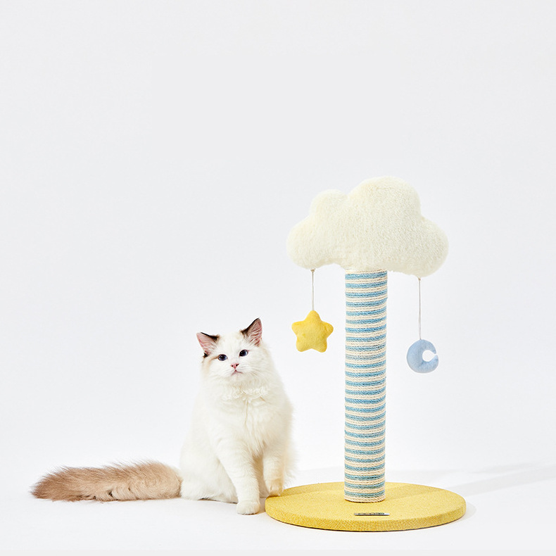 Hot Sale Pet Products For Cat Climbing Tree Wooden Scratcher Tower Luxury High Quality House Sisal Pet Shelf Removable Cat Toy