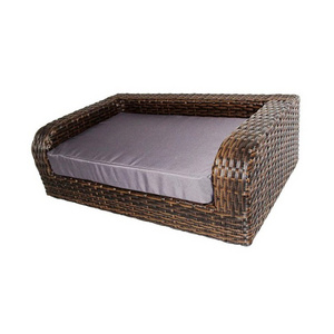 New Design Premium Rattan Basket Pet Product Decorative Dog Beds