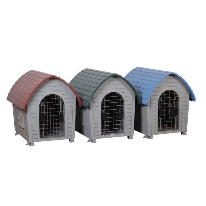 Outdoor Cat Kennel Pet Kennels Plastic Dog House Dog Cages Outdoor Dog House with Breathable Hole