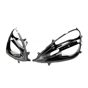 Z-ART 720S Dry Carbon Fiber Headlights Frame For Mclaren 720S Prepreg Carbon Fiber Front Lights Trim for 720S Headlamp Cover