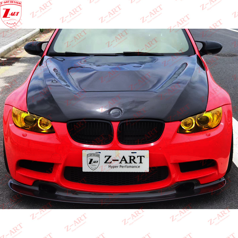 Z-ART 2009-2012 E92 carbon fiber engine bonnet for BMW M3 carbon fiber engine lid for E92 M3 carbon fiber engine hood