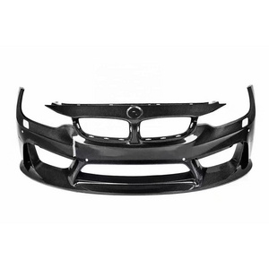 Z-ART 2015-2019 M4 Front Bumper For BMW M3 Carbon Fiber Bumper Body Kit For BMW F80 Retrofit Tuning Body Kit For F82 F83 M3 M4