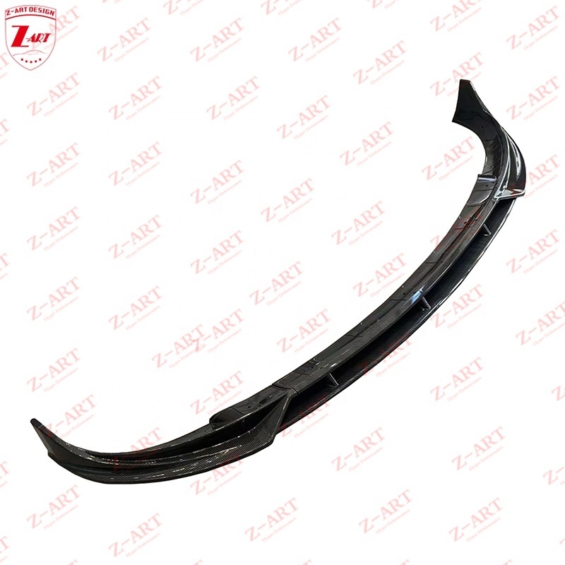 Z-ART Front Bumper For Tesla Model 3 Glossy Black Front Lip Spoiler For Model 3 Car Retrofit Front Lip Chin For Tesla Body Kit