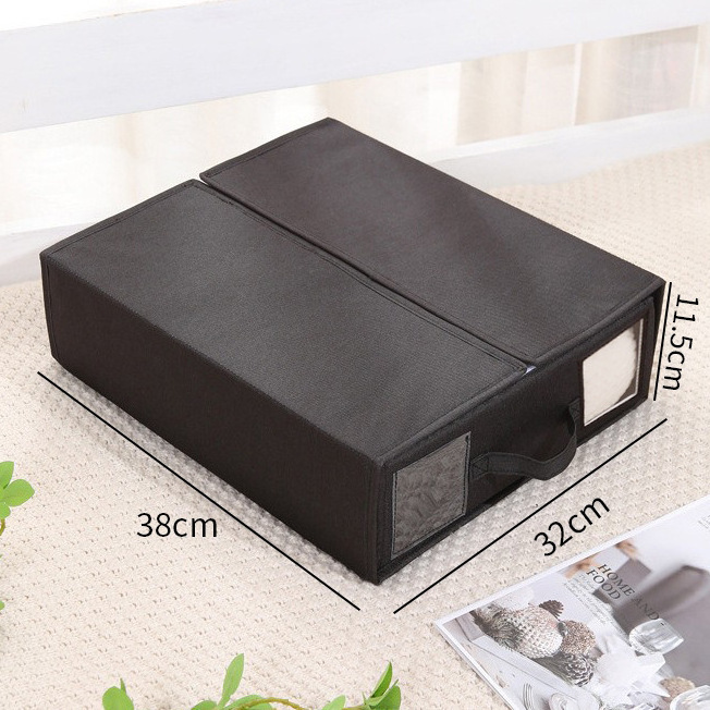 Sheet and quilt cover storage box household foldable clothing and quilt storage box large portable clothing storage box