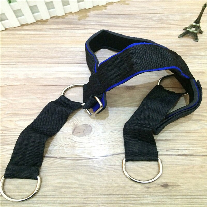 New Head Harness Exercise Strap With Chain Adjustable Neck Power Training Belt Gym Fitness Weightlifting Equipment