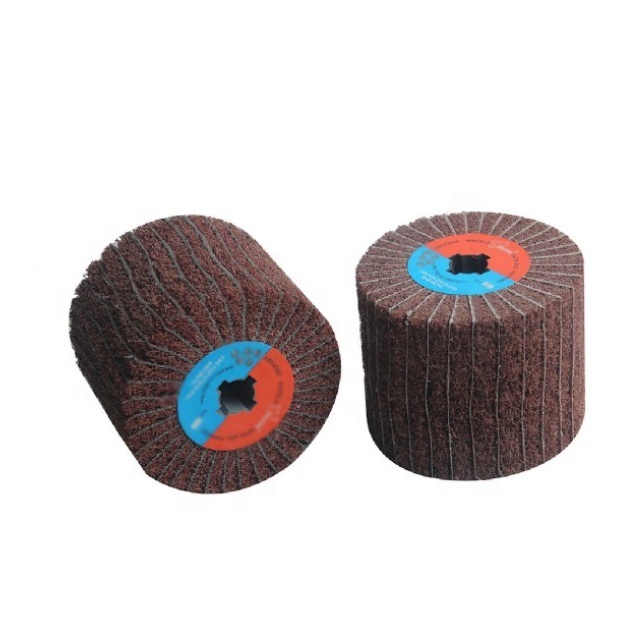 XMGT non woven polishing wheel angle grinder 100*19mm abrasive sanding flap disc grinding wheels for wood metal stainless steel