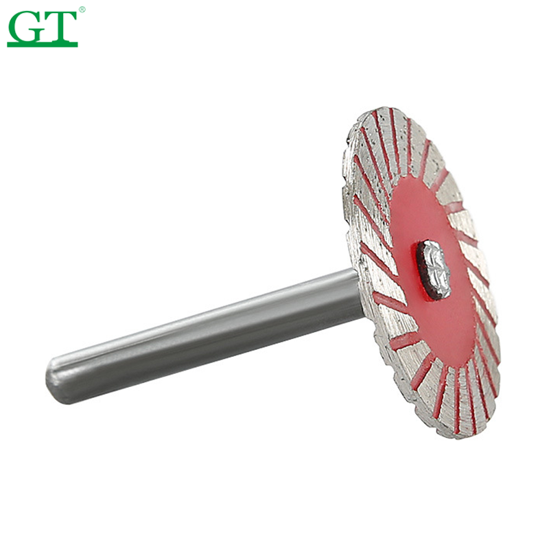 Hot Sale Handle Shank 40mm Small Engraving Cutting Discs Wheel Diamond Cutting Saw Blade