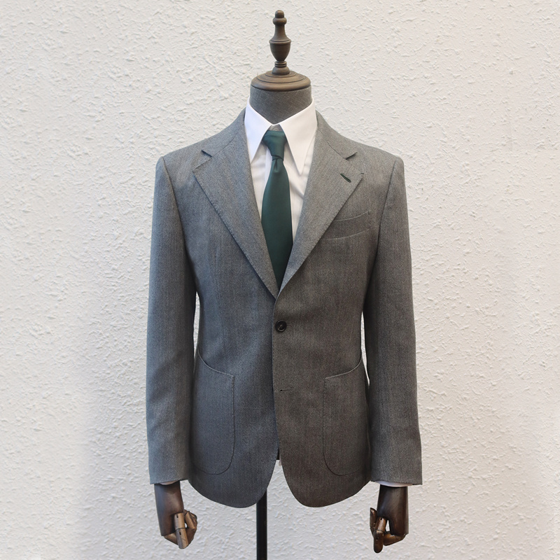 MTM Handmade Full Canvas Unstructured Casual Suit  Bespoke Tailoring Made Custom Mens Suit For Tailor Shop