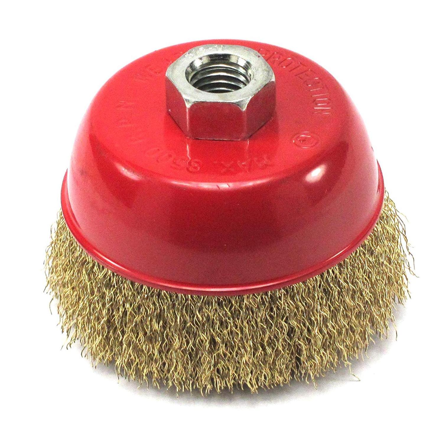 Brass Wire wheel brush for  tools stainless steel wire brushes