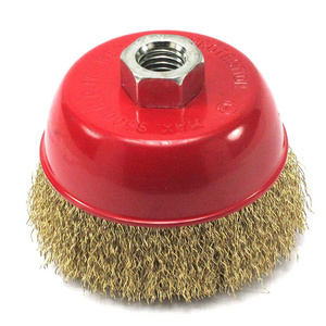 Brass Wire wheel brush for  tools stainless steel wire brushes