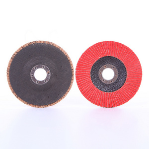 Abrasive Flap Disc Fiberglass Back Flexible Flower Disc Round Disc Fiber Glass Flap Wheel Polishing, 5inch 1000pcs Red OEM,ODM