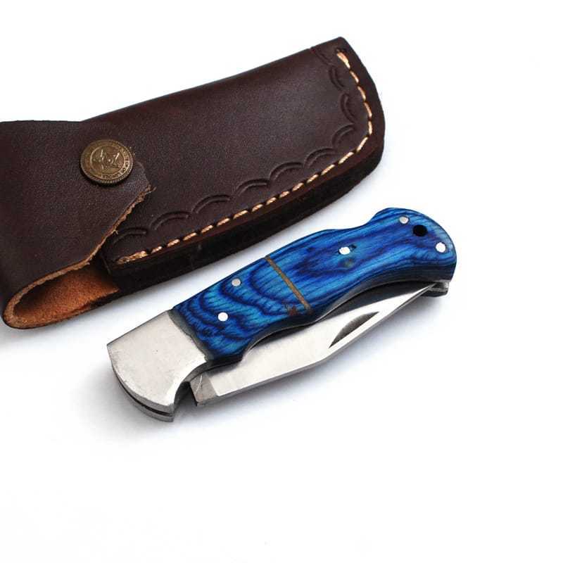 New Design Best Quality Stainless Steel Folding Wooden Handle Pocket Knife