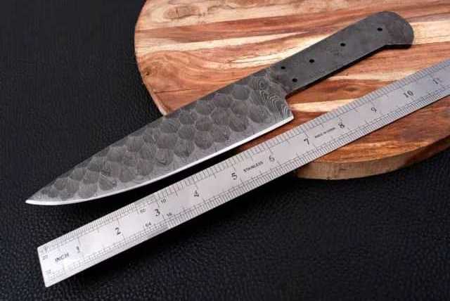 High Quality Damascus Knife Blank Damascus Steel 7inches Chef Knife Blanks