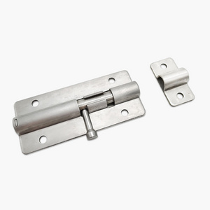 CY1004-90 Furniture Door Bolts 3.5 Inch Stainless Steel Locks Sliding Door Chain Latch For Gate Security Hardware