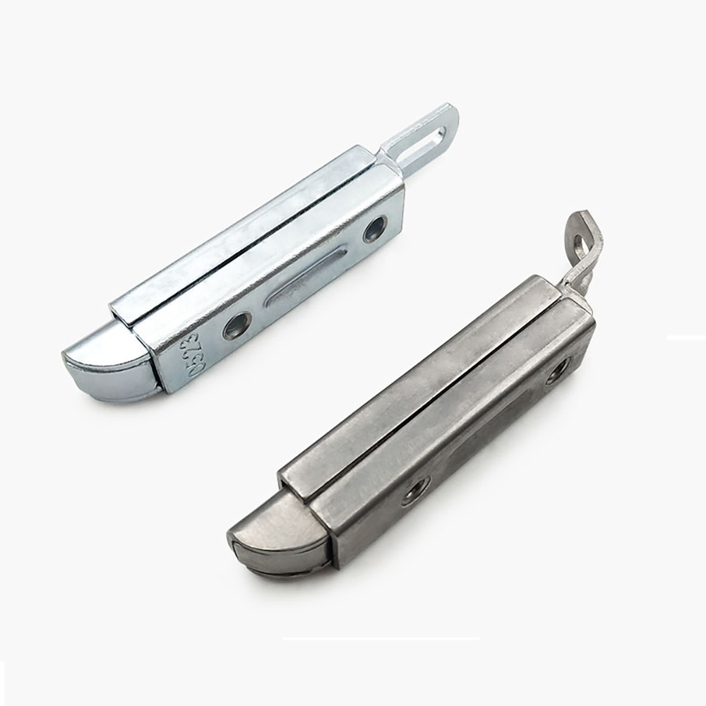 Stainless Steel Security Door Guard Lever Action Flush Bolt Latch Slide Spring Bolt Lock