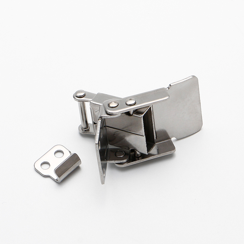 Stainless steel self-lock safety toggle Latch toolbox draw latch spring loaded toggle latch