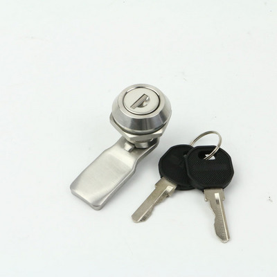 MS705-3E Stainless steel quarter turn cam latch Electric cabinet lock barrel key locking lock cylinder