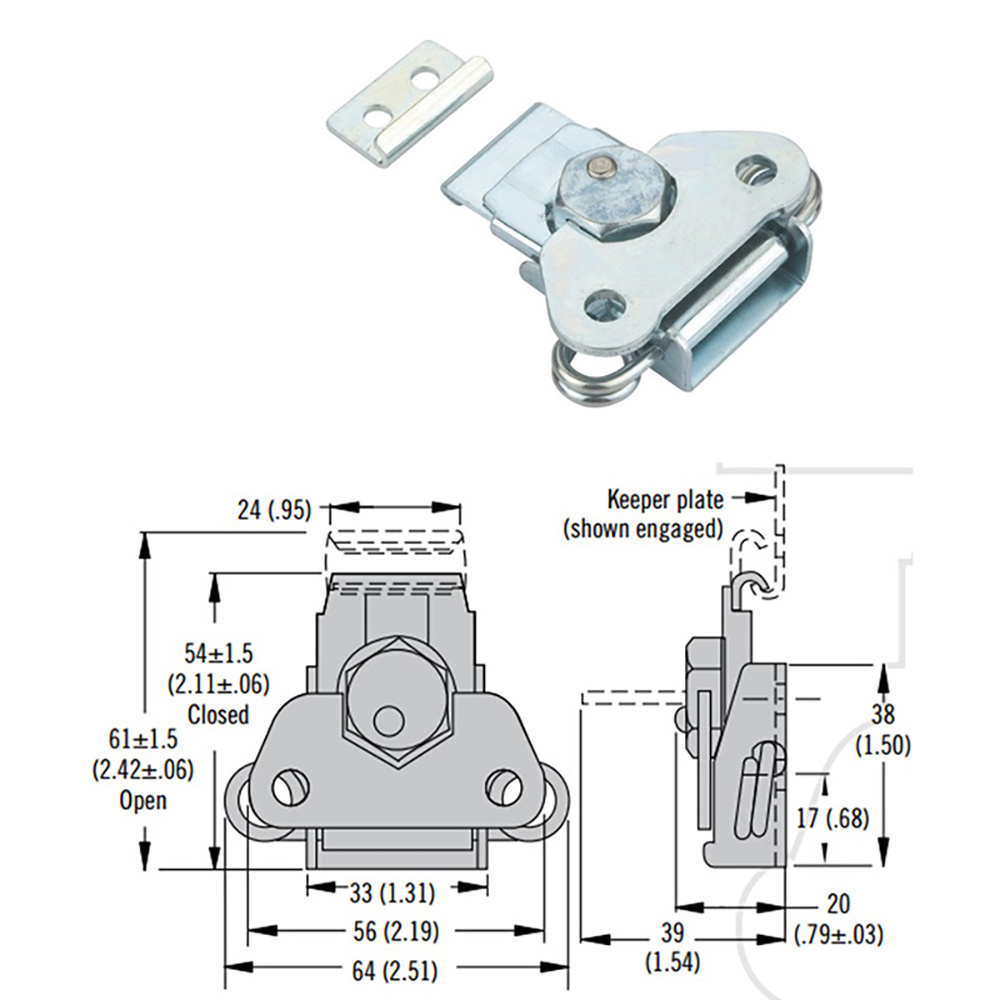 Butterfly  same southco draw latch butterfly door hasp door hasp safely locking latch