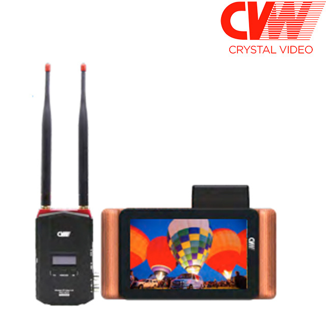 Factory direct CVW Zero Delay Wireless Video Transmission 5.5 HD Monitor kit HDMI SDI wireless transmitter and receiver whdi