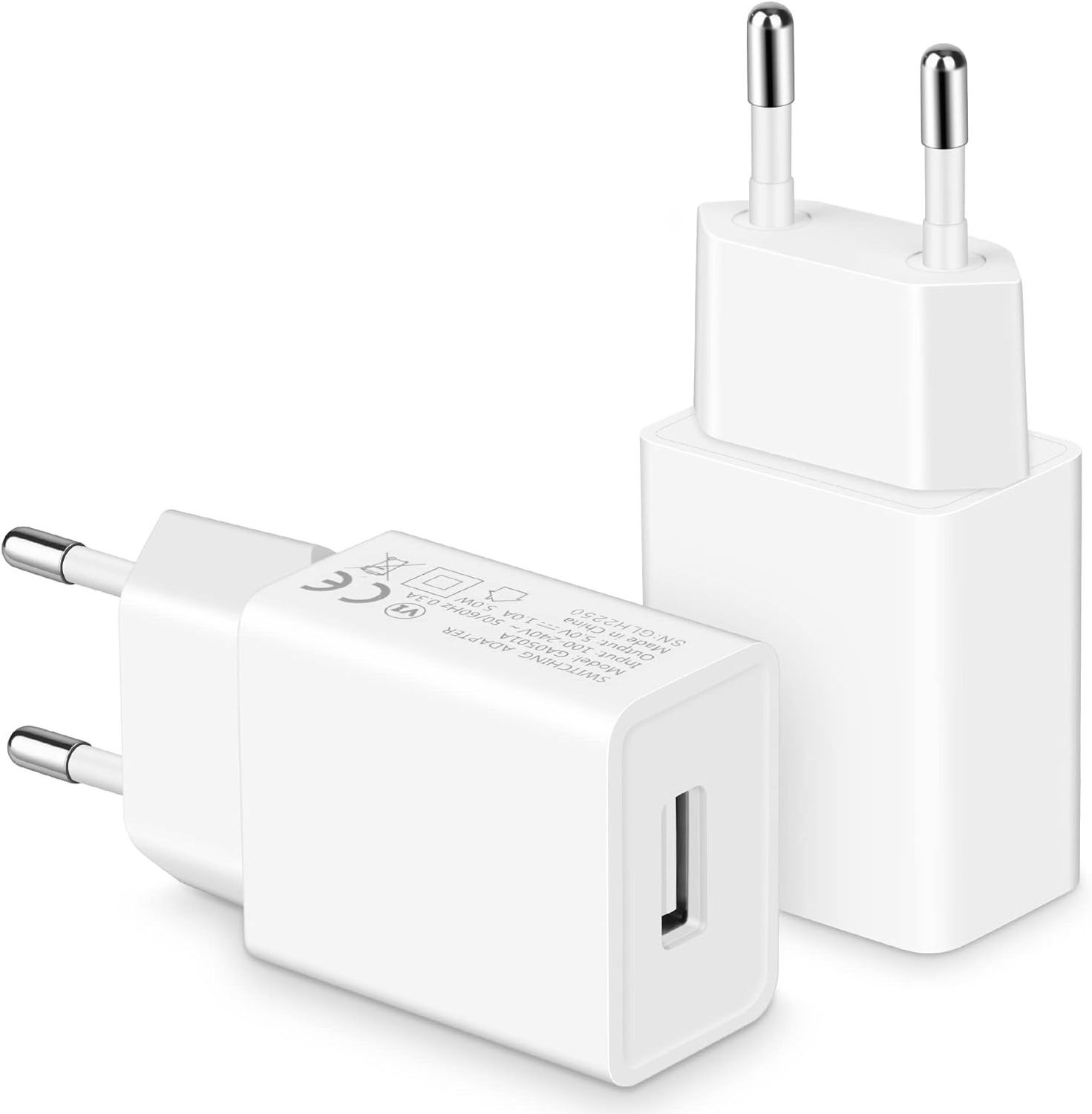 EU Plug 5V 2A Power Supply Adapter for iPhone Samsung LG Blackview E-Reader Tablet Toy TV Boxes Headphone 5V 2A USB Wall Charger