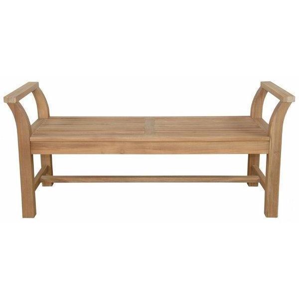 Modern Design Garden Bench Teak Wood Natural Fine Sanded for Hotel Project Willa Outdoor Furniture Wholesale