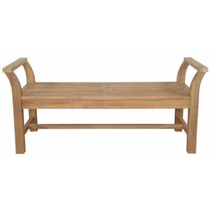 Modern Design Garden Bench Teak Wood Natural Fine Sanded for Hotel Project Willa Outdoor Furniture Wholesale