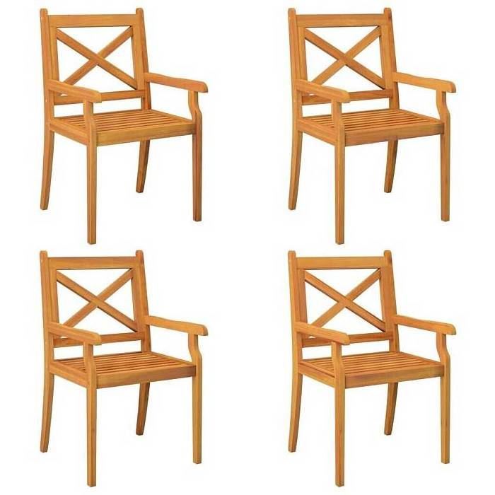 Teak arm chairs for outdoor event chair made from solid wood