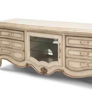 Luxury Dresser French Style for Living Room Furniture Luxurious Royal European Design From Solid Wood Wholesale Cheap TV Stands