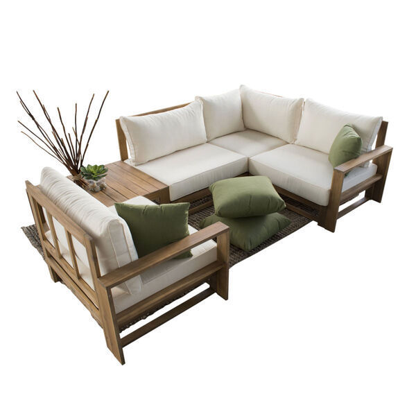 sofas Outdoor Grand Cay Wood 5 Piece Modular Sectional Lounge Set